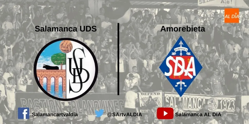 Así ha transcurrido el Salamanca UDS vs Amorebieta (0-3)