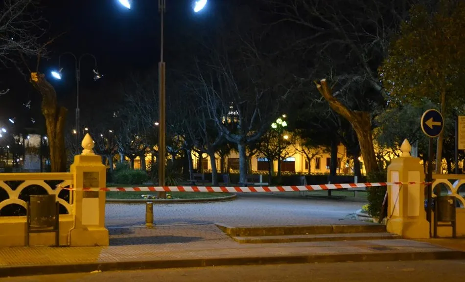 Cerrados por culpa del viento los parques de La Glorieta y La Florida  