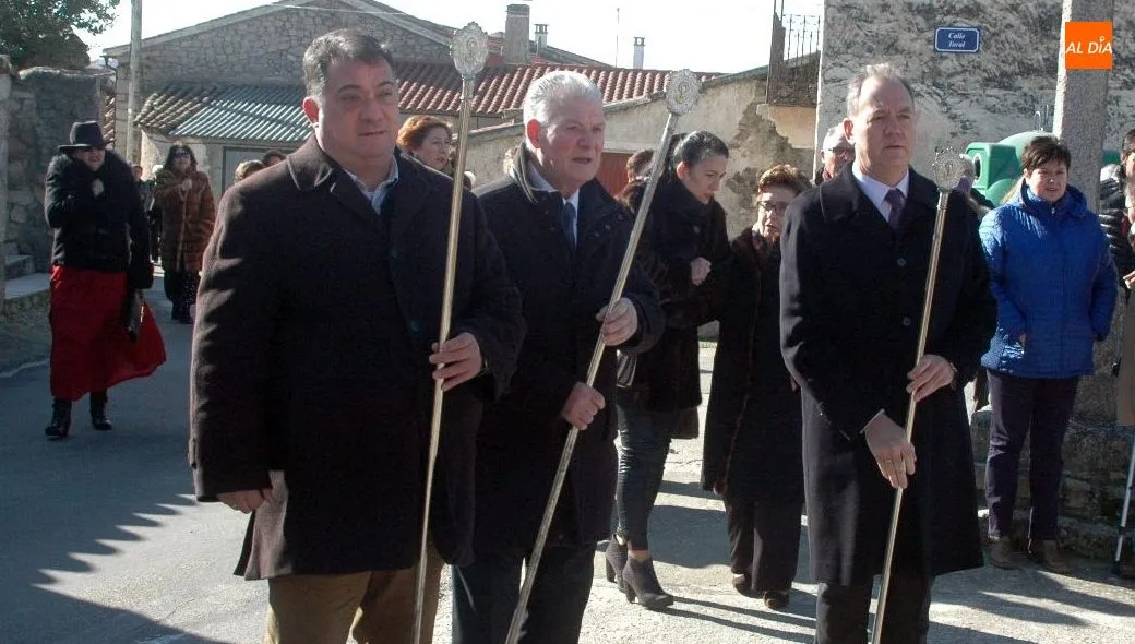 Fabián Martín Muñoz, Fabián Martín Tapia y Ángel José Pablo Yubero ejercieron de mayordomos de San Sebastián