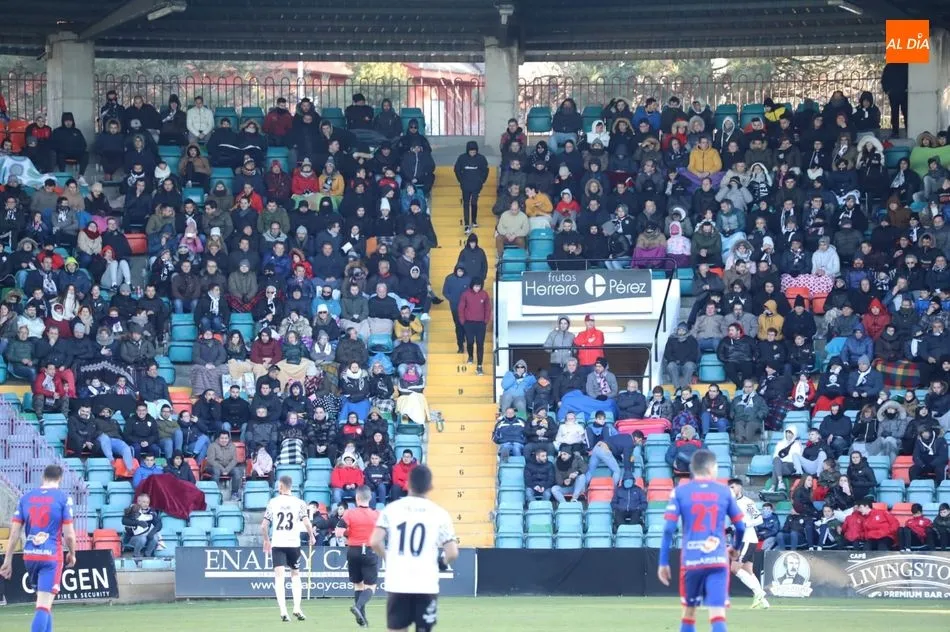 El Helmántico, durante el Salamanca UDS - Amorebieta