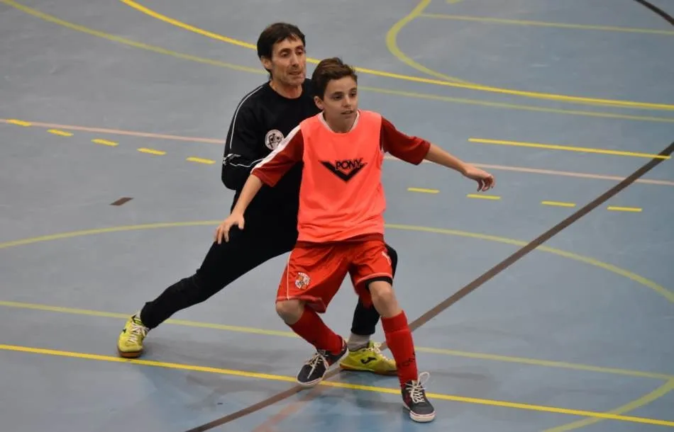 Foto 3 - Pablo Uribe disfruta de su primer entrenamiento con la Selecci&oacute;n de Castilla y Le&oacute;n Sub&rsquo;12  