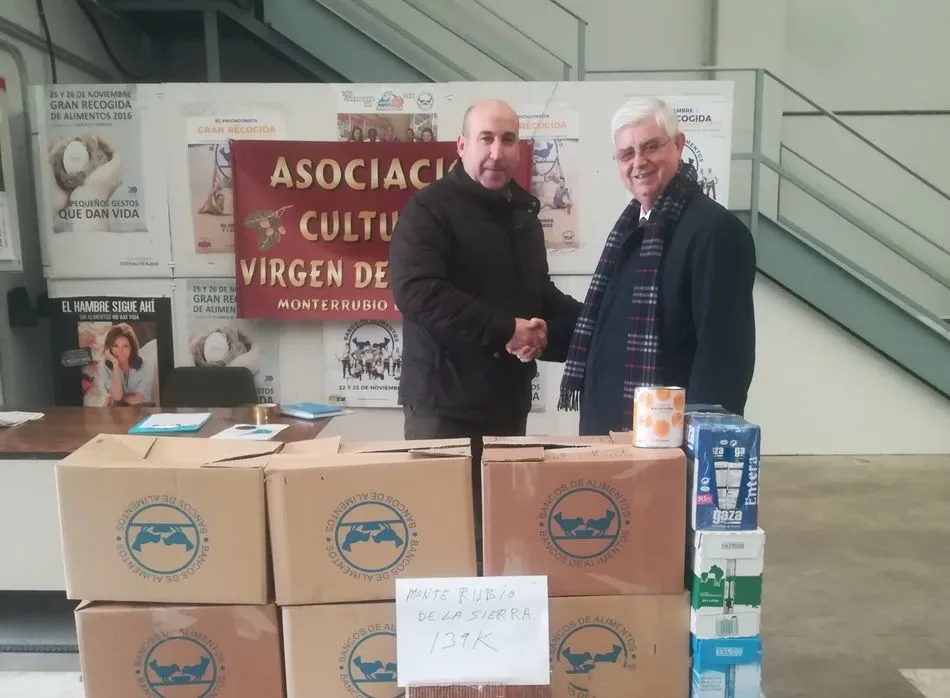 La Asociación Cultural Virgen de Sacedón dona 140 kilos de comida al Banco de Alimentos de...