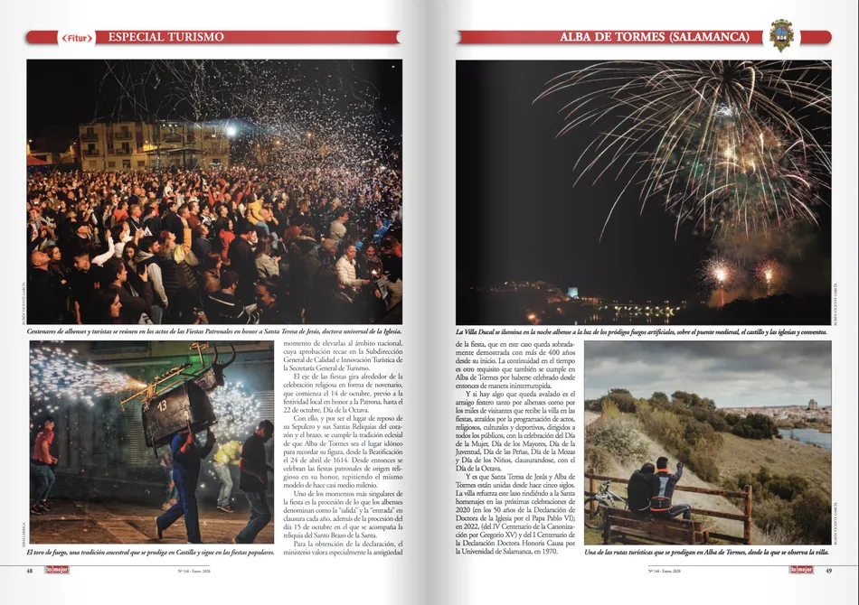 Foto 2 - Alba de Tormes promociona sus encantos tur&iacute;sticos en dos revistas de tirada nacional