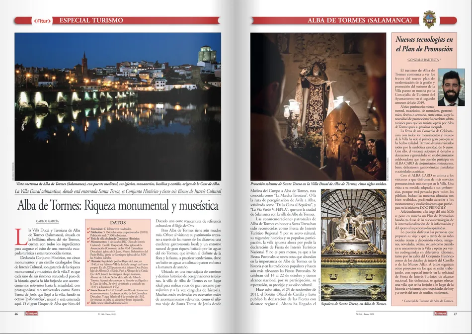 Alba de Tormes en la revista Lo Mejor de las Autonomías