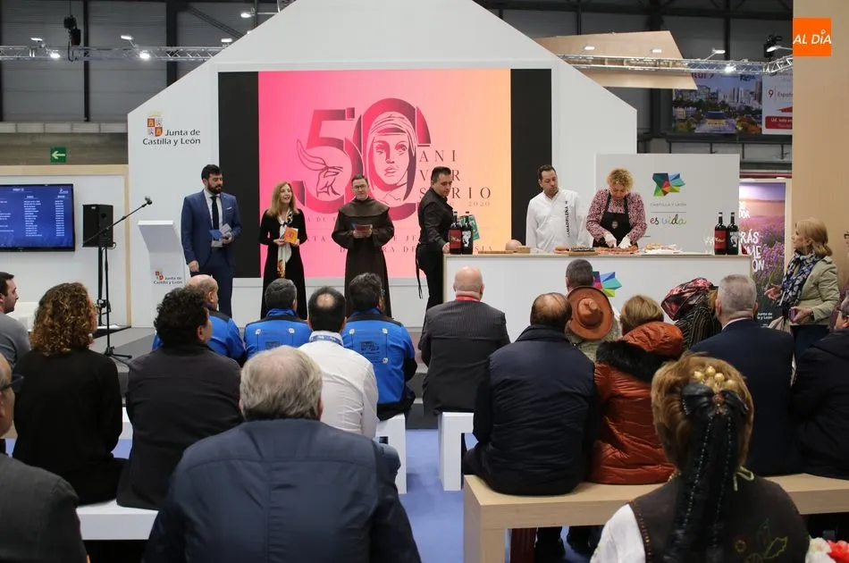 Numeroso público se congregó en el stand de la Junta de Castilla y León