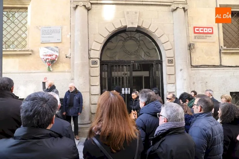 Foto 3 - Sentido homenaje de CCOO a los abogados asesinados en el atentado de Atocha