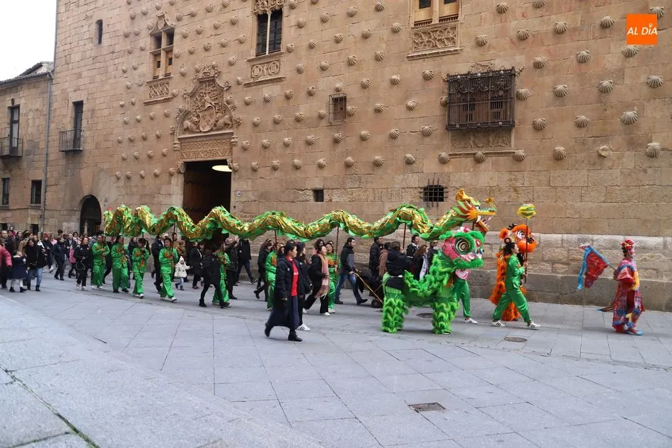 Foto 9 - La cultura china invade Salamanca con un nuevo pasacalles lleno de color