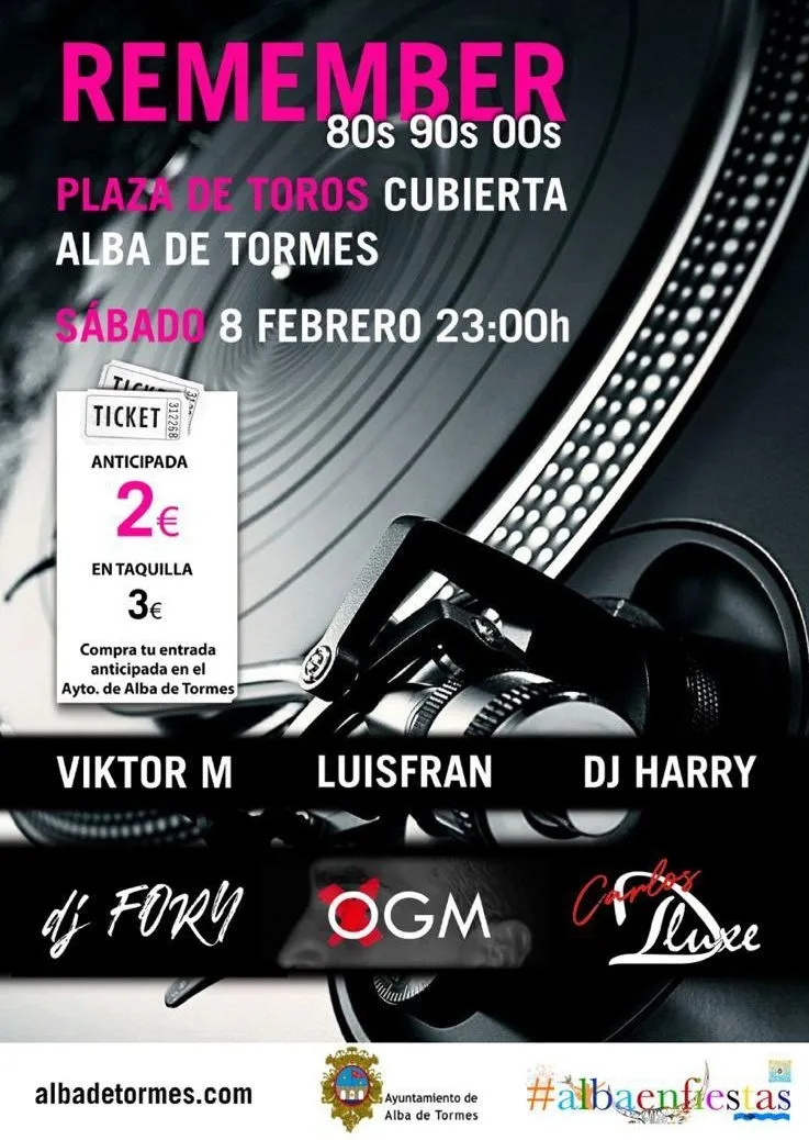 El Ayuntamiento anuncia una Fiesta Remember en la plaza de toros con disc jockeys locales