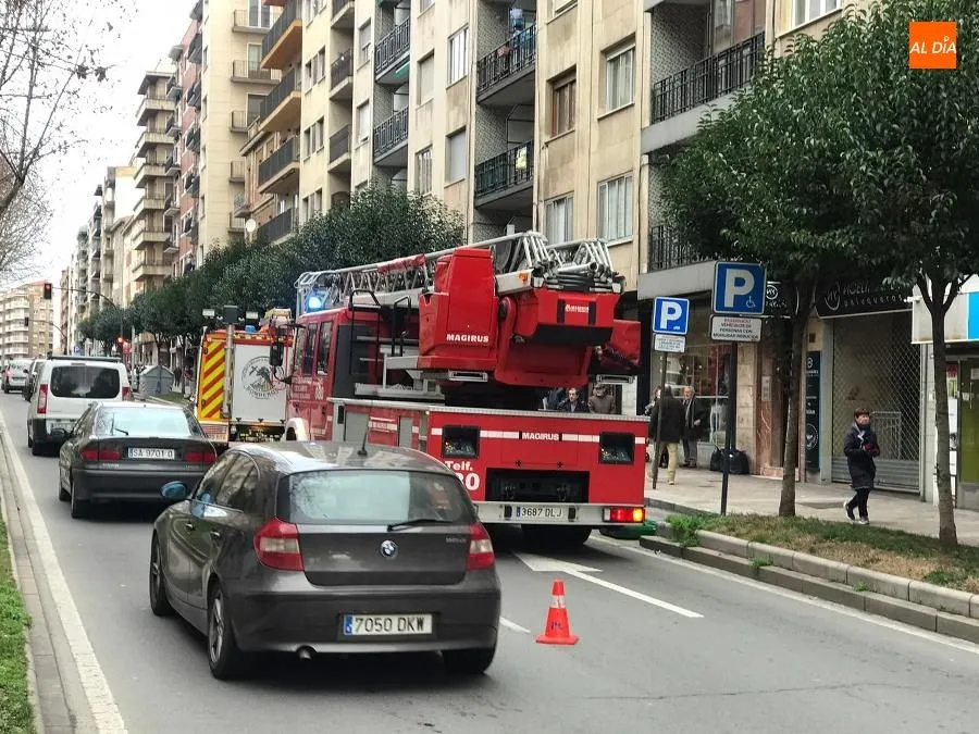 Foto 2 - El incendio de una caldera moviliza dos dotaciones de Bomberos en la avenida de Portugal