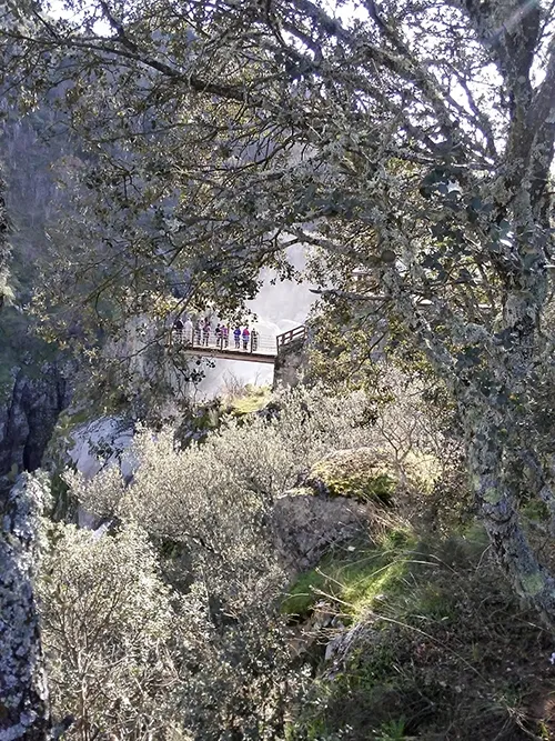Foto 2 - El grupo de Senderismo Domingueros Viti recorre la Senda de Unamuno en Masueco  