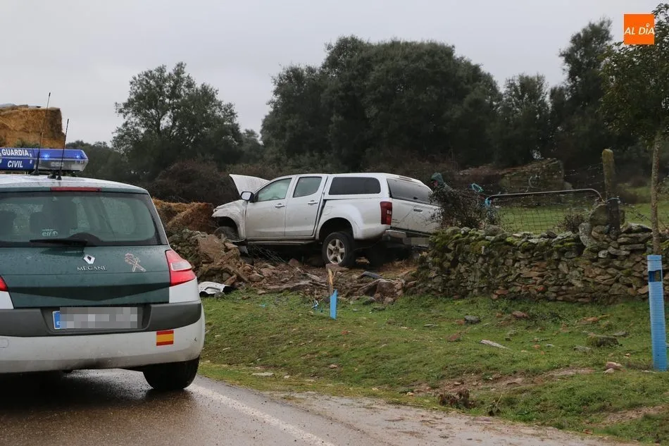 Foto 2 - Accidente mortal en Bogajo con un fallecido&nbsp;y cuatro heridos tras una salida de v&iacute;a  