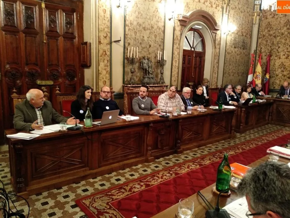 Una de las intervenciones de José Francisco Bautista durante el Pleno provincial