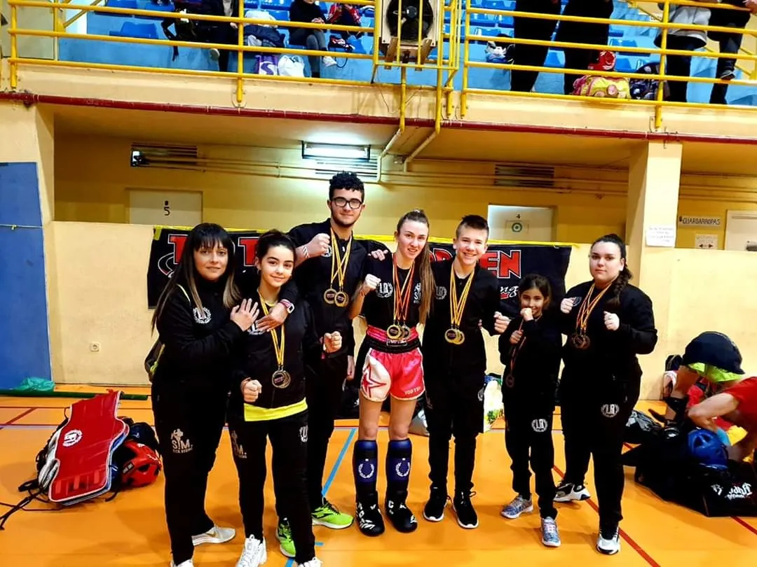 Varios de los atletas participantes