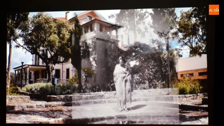 Imagen de un montaje del documental proyectado en el centro cultural de Lumbrales / E. Corredera