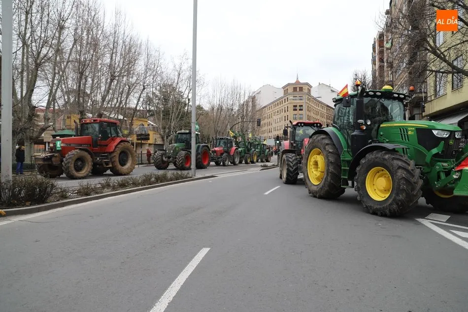 Foto 8 - Una manifestaci&oacute;n de tres kil&oacute;metros colapsa el tr&aacute;fico de Salamanca para denunciar la crisis...