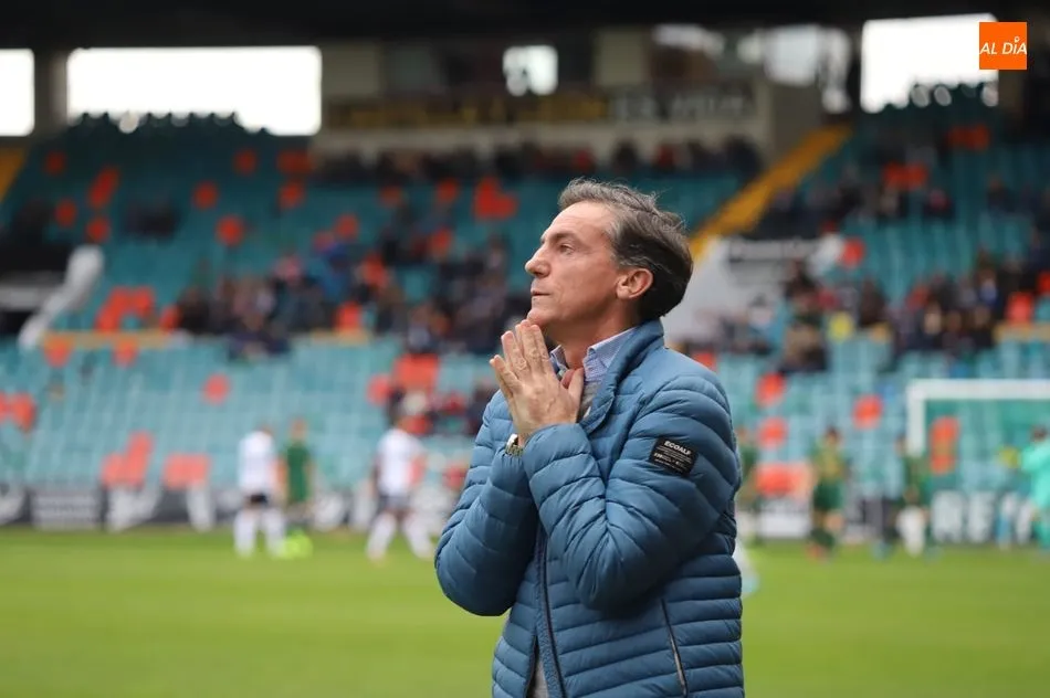 Larrazábal, durante el choque