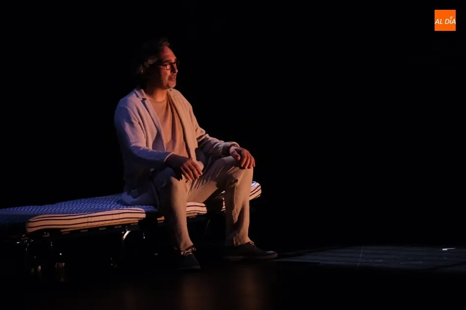 Gabriel Calvo, en el escenario. Foto: Lydia González