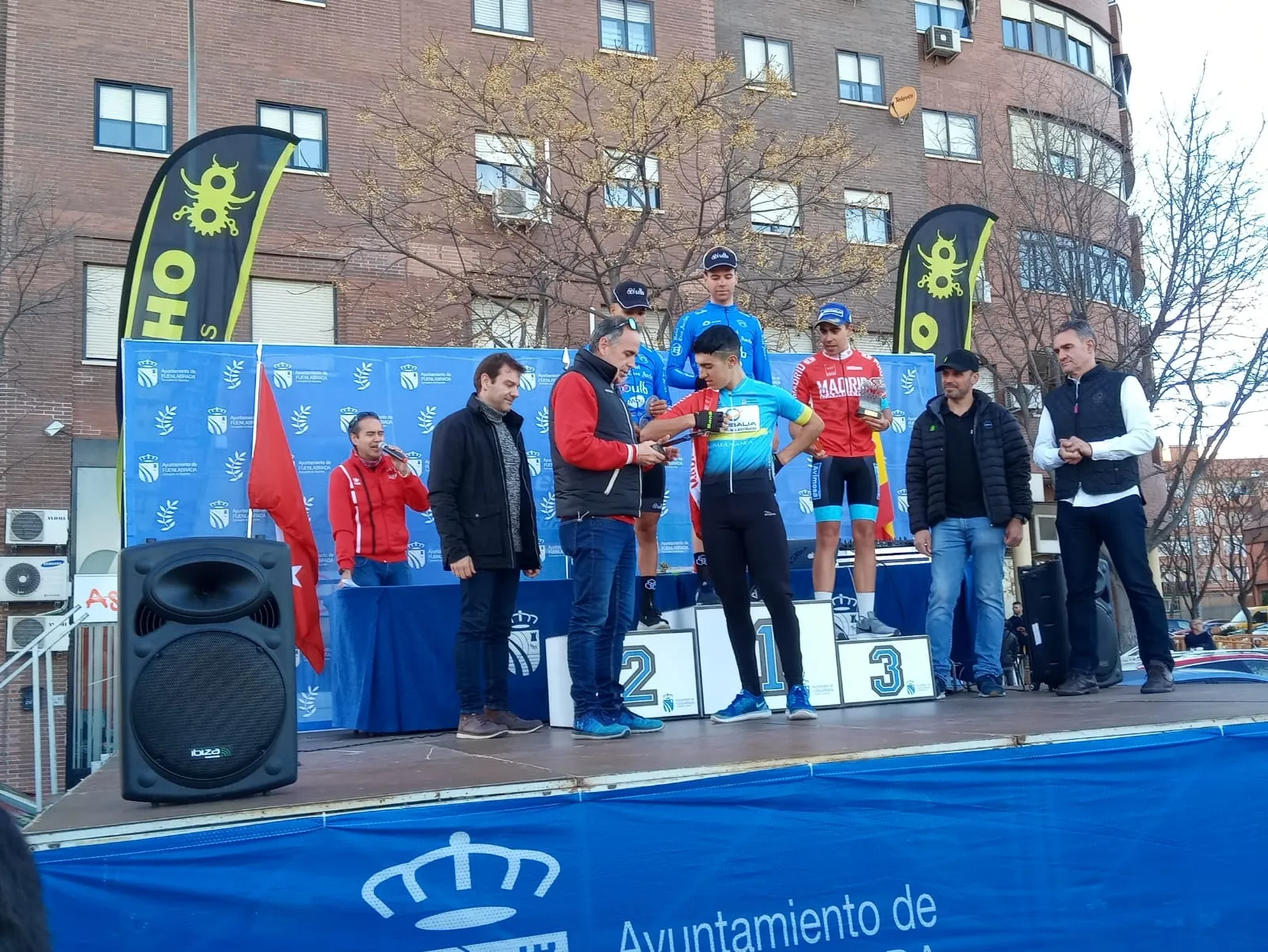 Ochando, en el podio