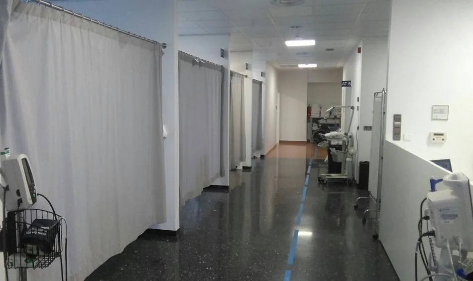 Boxes en un hospital vasco. Foto: EP