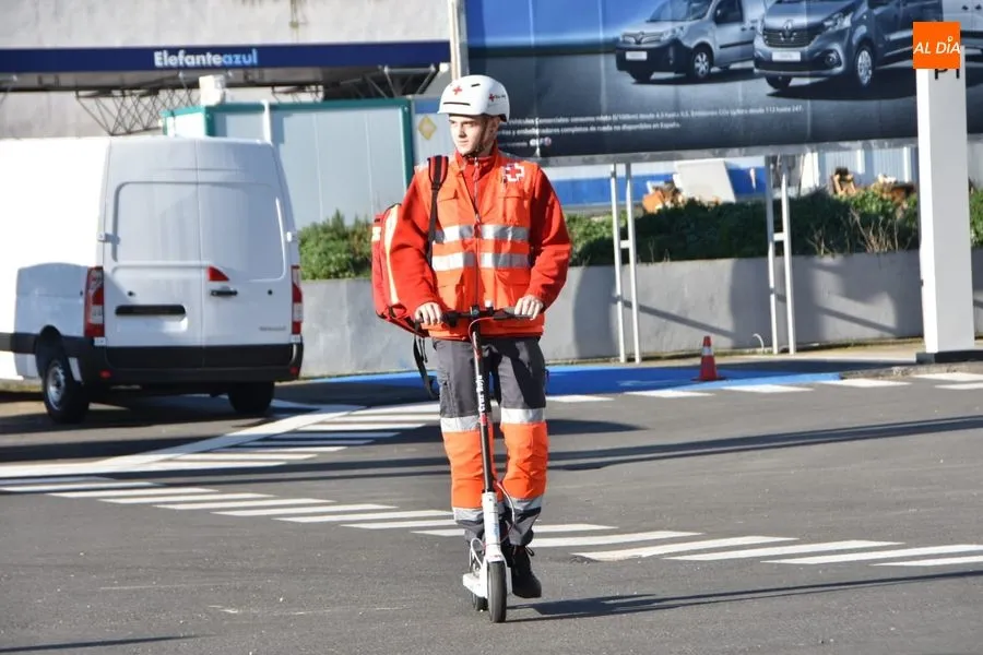 Foto 9 - Cruz Roja Salamanca estrena patinetes el&eacute;ctricos para mejorar sus atenciones sanitarias