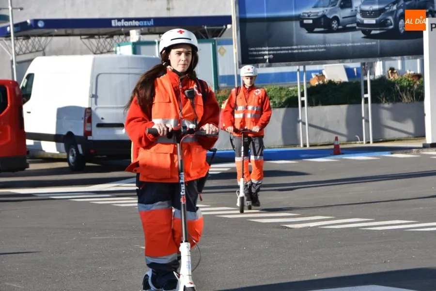 Foto 8 - Cruz Roja Salamanca estrena patinetes el&eacute;ctricos para mejorar sus atenciones sanitarias