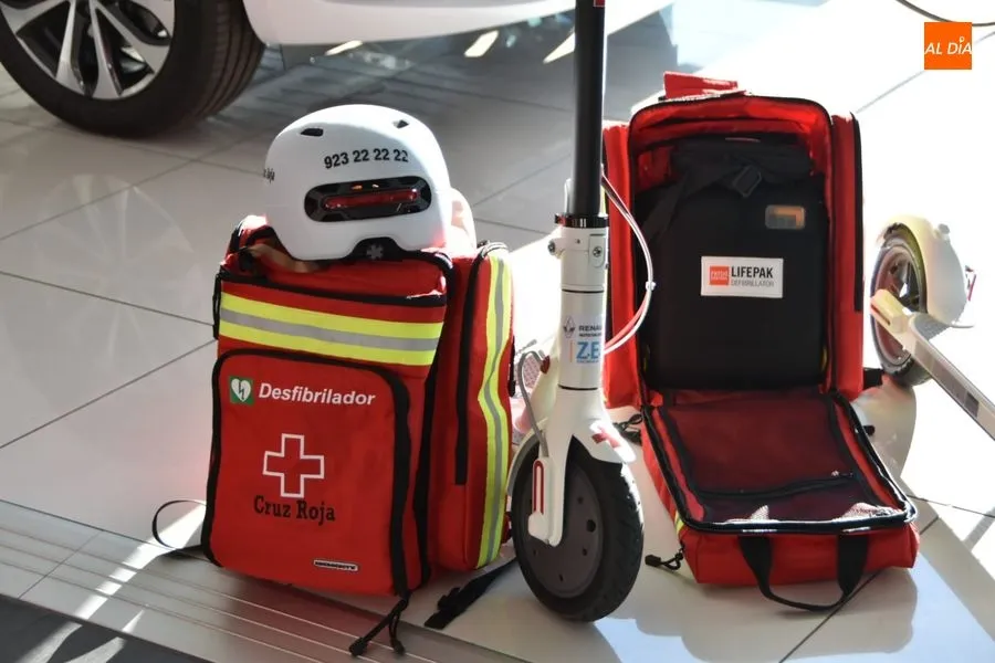 Foto 5 - Cruz Roja Salamanca estrena patinetes el&eacute;ctricos para mejorar sus atenciones sanitarias