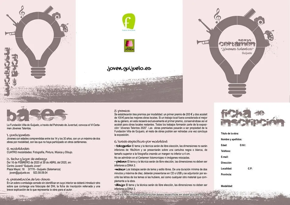 Foto 2 - El concurso de J&oacute;venes Talentos de Guijuelo alcanza su sexta edici&oacute;n con 1.600 euros en premios