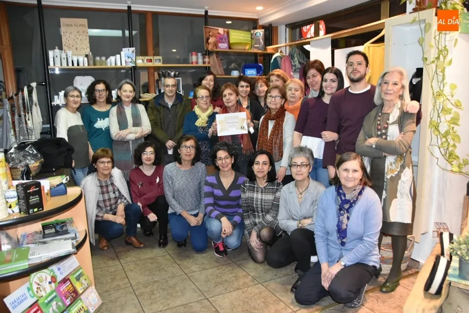 Homenaje a la voluntaria más veterana de Oxfam Intermón en Salamanca