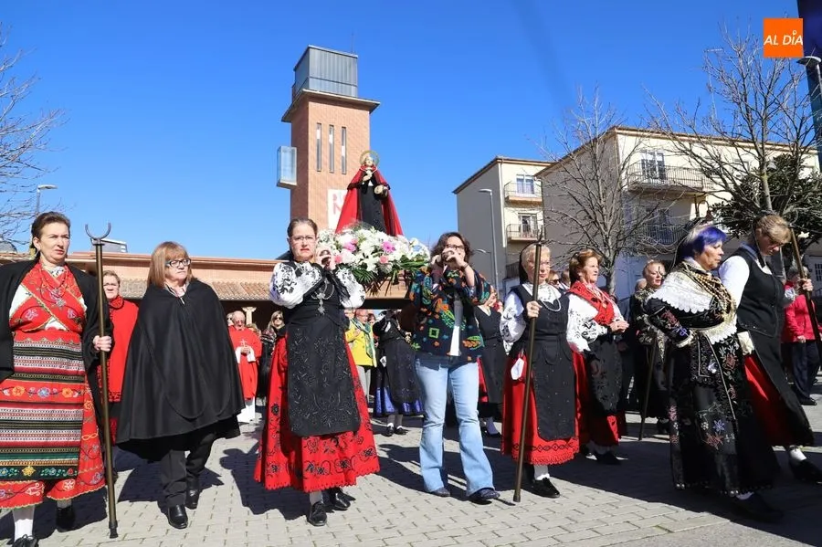 Procesión de Santa Águeda en Santa Marta de Tormes. Foto de Lydia González