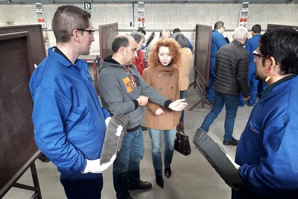 Visita a las instalaciones de La Encina. Foto: @aytoSalamanca