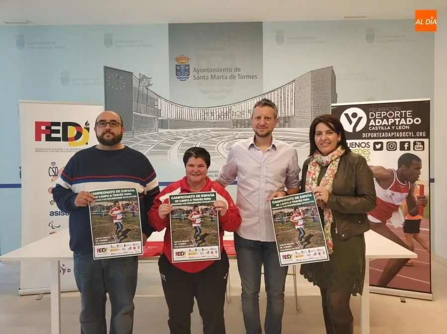 Durante la presentación del Campeonato de España de Campo a Través (Foto: Lydia González)