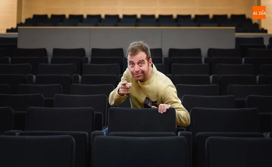 Jes Martin’s, entrevistado en el auditorio del Centro Cultural de Vistahermosa | Fotos: Carmen Borrego