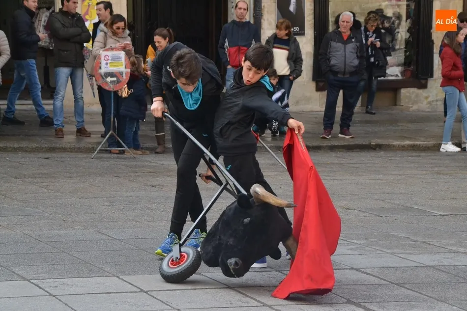 Foto 8 - La Escuela de Tauromaquia brinda los primeros lances en la Plaza Mayor del Carnaval 2020  