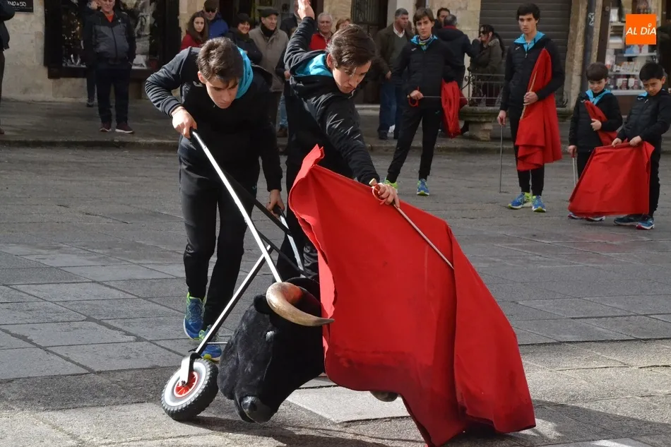 Foto 9 - La Escuela de Tauromaquia brinda los primeros lances en la Plaza Mayor del Carnaval 2020  