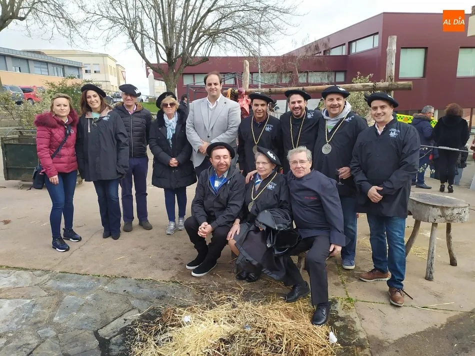 Invitados, matanceros y autoridades en la Matanza del Guijuelense Ausente