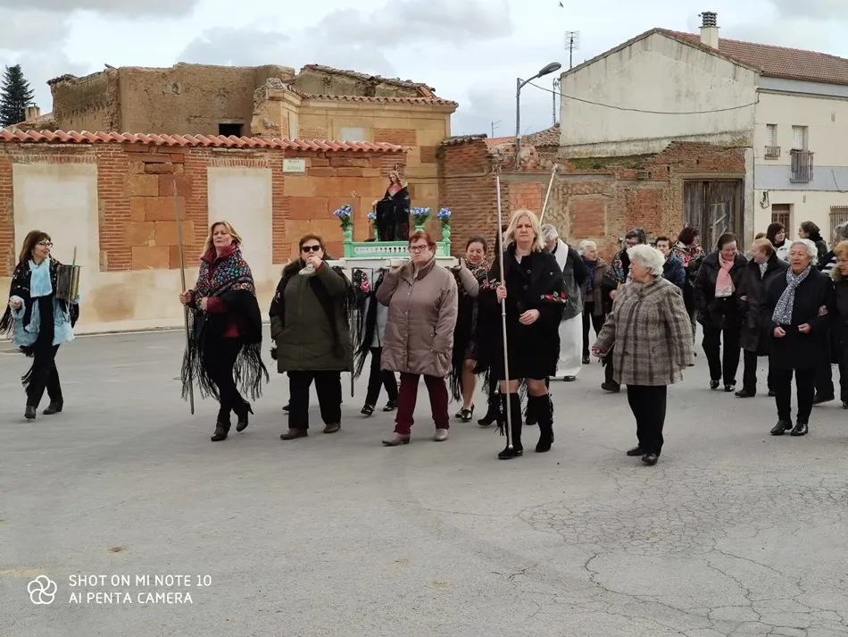 Las mujeres de Villoruela celebran Santa Águeda