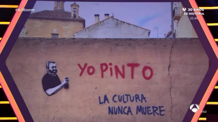 Foto 2 - &lsquo;&iexcl;Boom!&rsquo; muestra en un programa especial con Los Lobos el grafiti dedicado a Jos&eacute; Pinto en...