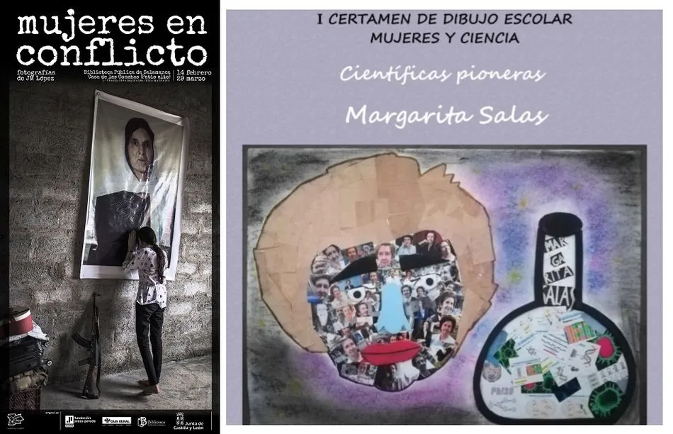 La Casa de las Conchas acoge desde el viernes la exposición Mujeres en conflicto  