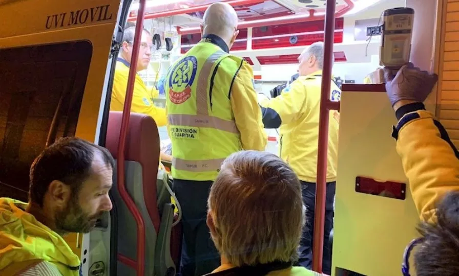 Emergencias Sanitarias-Sacyl envió dos UVIs móviles. Foto de archivo