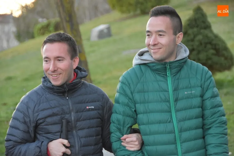 Rubén y Daniel rebosan vitalidad y espíritu de superación.