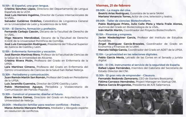 Foto 2 - Jos&eacute; Luis Concepci&oacute;n y Agust&iacute;n S&aacute;nchez de Vega, entre los ponentes de la IV Semana de...