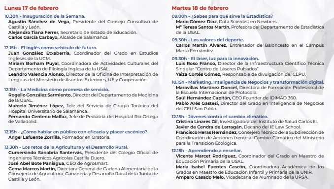 Foto 4 - Jos&eacute; Luis Concepci&oacute;n y Agust&iacute;n S&aacute;nchez de Vega, entre los ponentes de la IV Semana de...