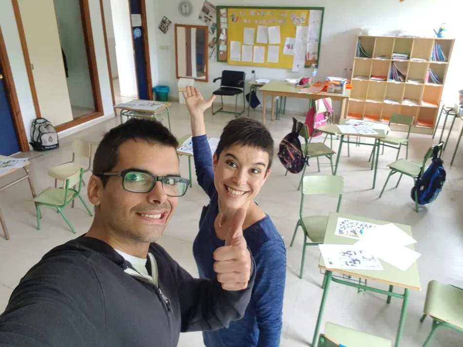 David Galeano y Pilar Borrego