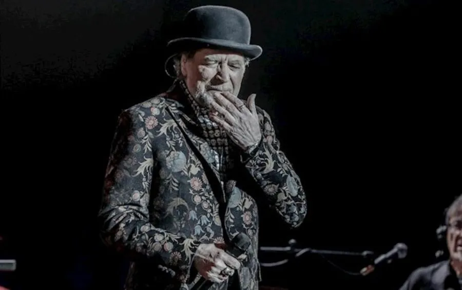 Joaquín Sabina, en el concierto de este miércoles.  Foto de Ricardo Rubio - EP