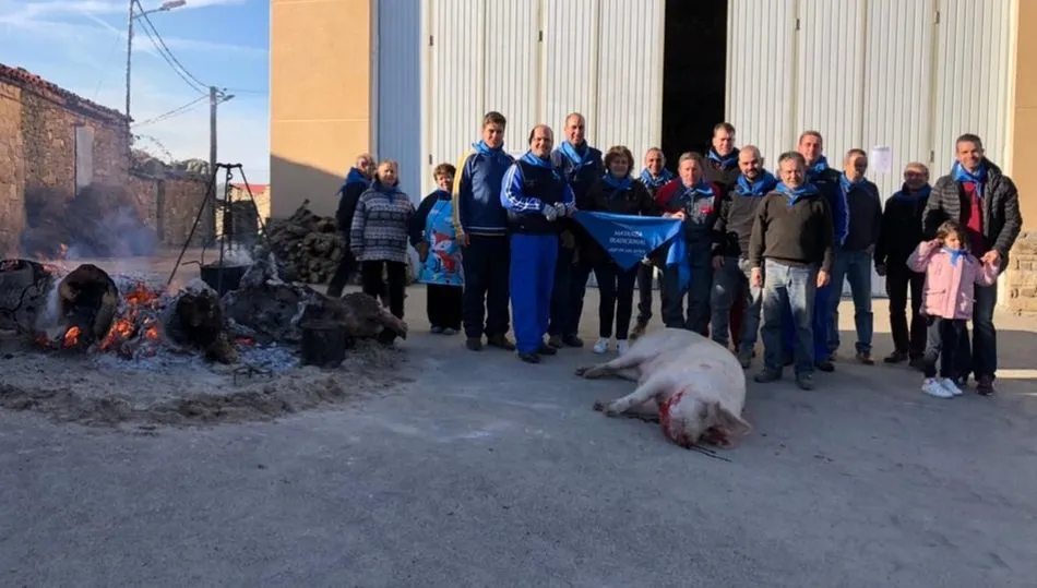 Protagonista de una edición anterior de la matanza tradicional en Gejo de los Reyes