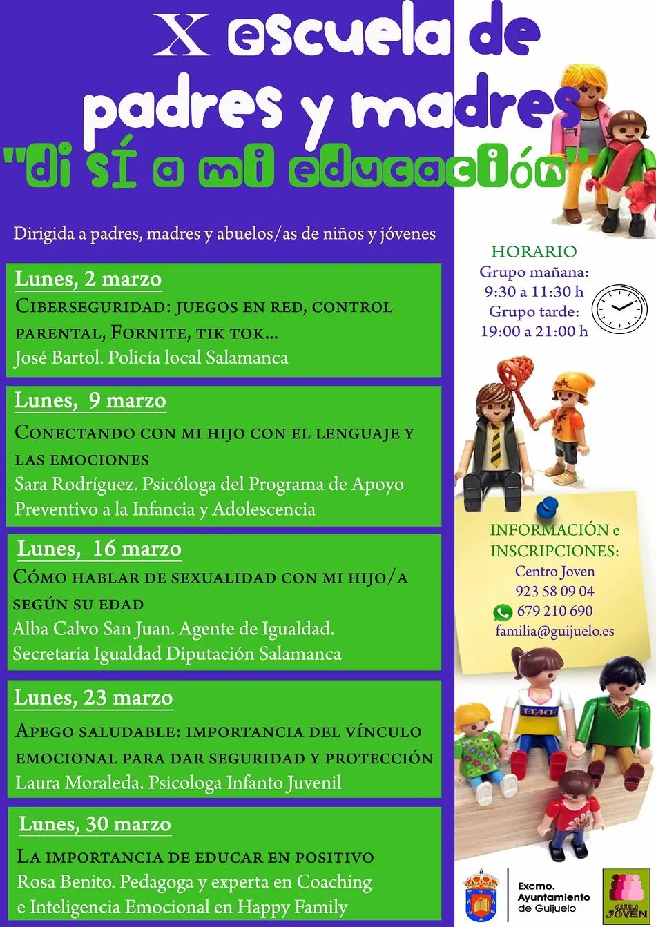 Foto 2 - Guijuelo Joven acoger&aacute; una nueva edici&oacute;n de la Escuela de Madres y Padres en marzo