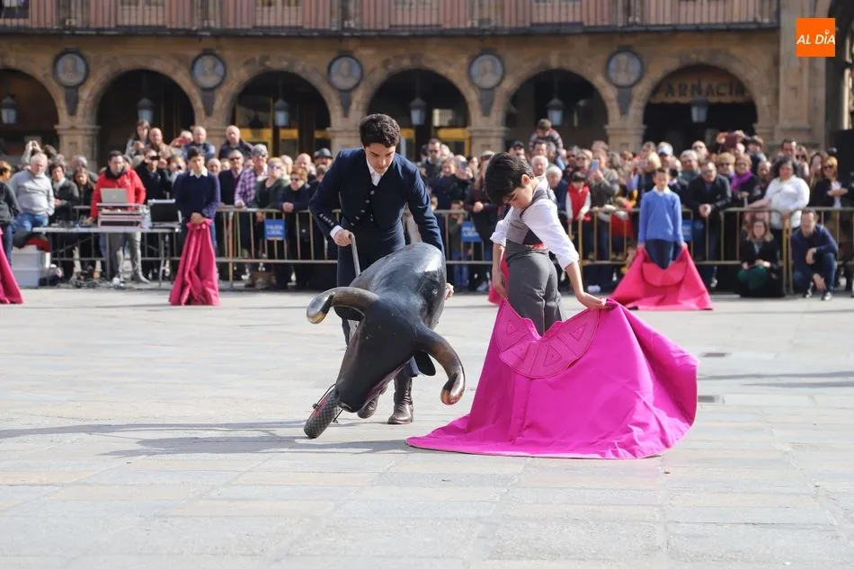 Foto 6 - La Escuela de Tauromaquia de la Diputaci&oacute;n de Salamanca presume de &lsquo;toreo&rsquo; en plena Plaza...