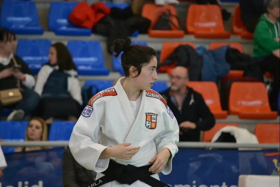 Carla Mateos durante un combate / Archivo