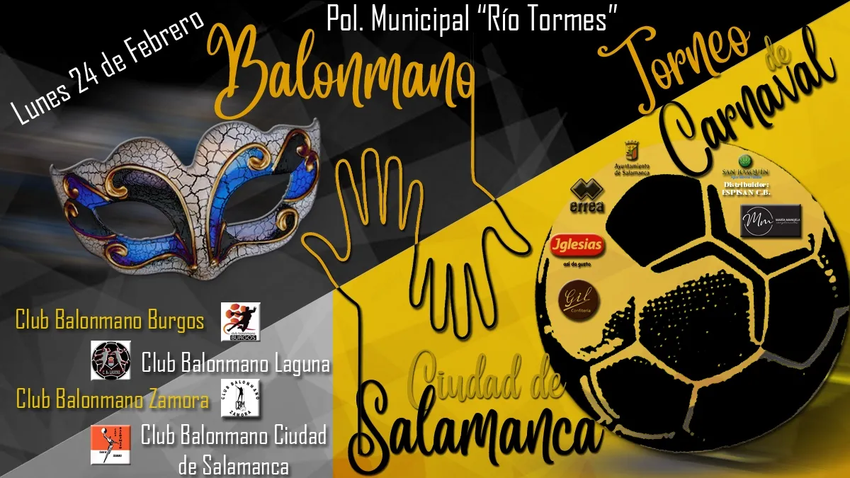 Foto 2 - El BM&nbsp;Ciudad de Salamanca celebrar&aacute; el lunes 24 de febrero su XII Torneo de Carnaval