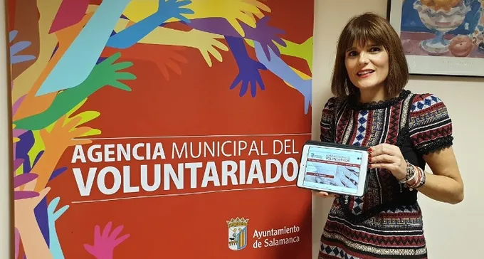 La concejala de Participación Social y Voluntariado, Almudena Parres / Ayto Salamanca